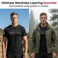 👕💪🔥 PROMO -50% ! T-Shirt Col Rond Coupe Athlétique Homme – Coton Respirant, Évacuation d’Humidité & Freedom de Mouvement (Vert/Noir, S-3XL)
