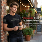 👕💪🔥 PROMO -50% ! T-Shirt Col Rond Coupe Athlétique Homme – Coton Respirant, Évacuation d’Humidité & Freedom de Mouvement (Vert/Noir, S-3XL)