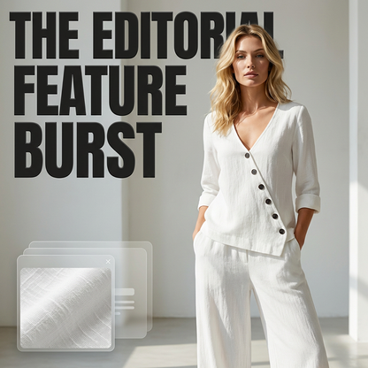 Women's V-Neck Asymmetrical Button Linen Two-Piece Set