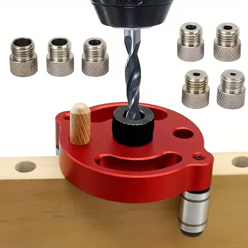 Kit de gabarit à tenon autocentrant pour le travail du bois