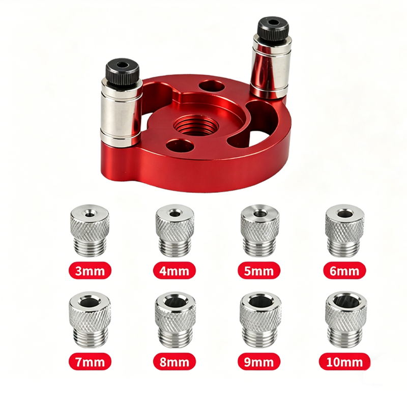 Kit de gabarit à tenon autocentrant pour le travail du bois