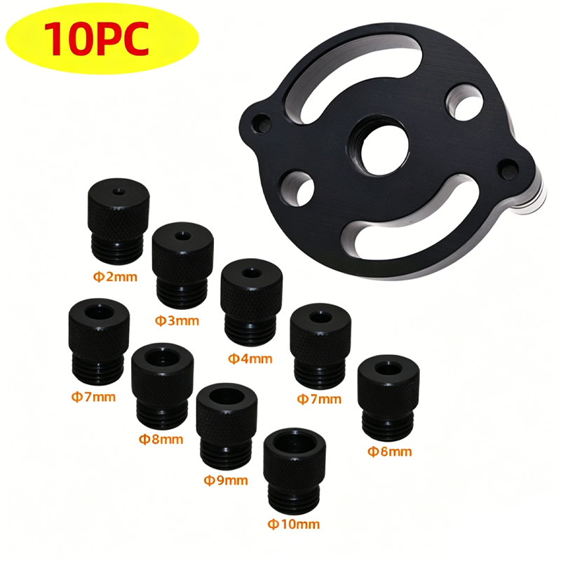 Kit de gabarit à tenon autocentrant pour le travail du bois