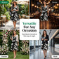 🔥Offre à durée limitée - Robe élégante en mousseline à imprimé floral pour femme✈️