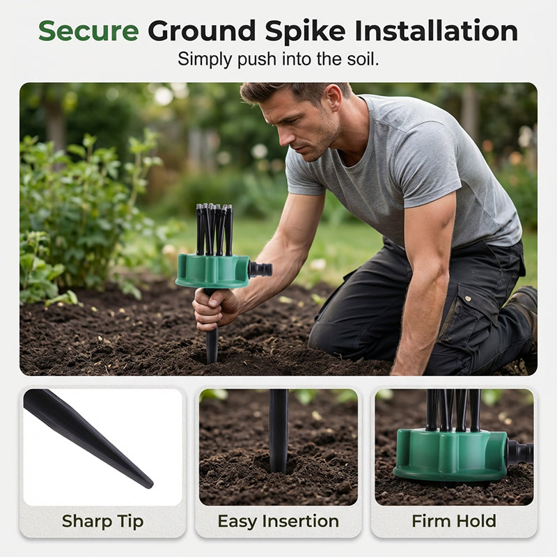 🌿 ACHETEZ 2, OBTENEZ 1 GRATUIT! 💧 Arroseur de Jardin de Précision 360° – Couverture Totale, Installation Facile & Pulvérisation Douce Pour Une Irrigation Efficace 🌸