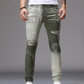 Jean slim déchiré dégradé pour homme