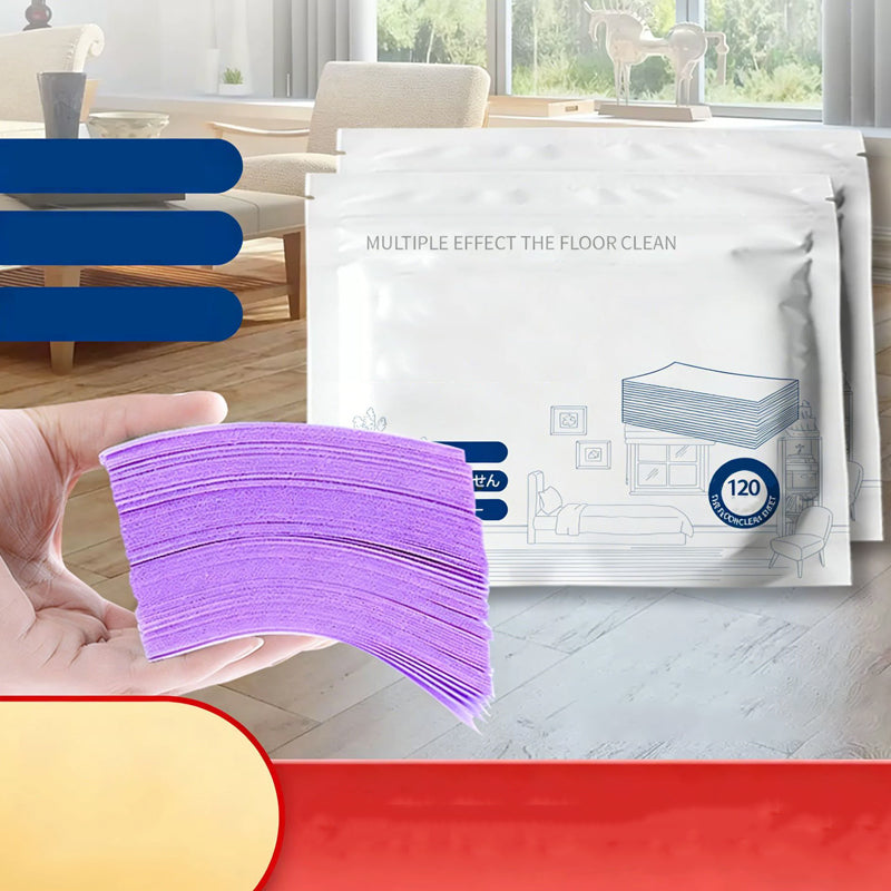 Lingettes nettoyantes pour sols solubles dans l'eau