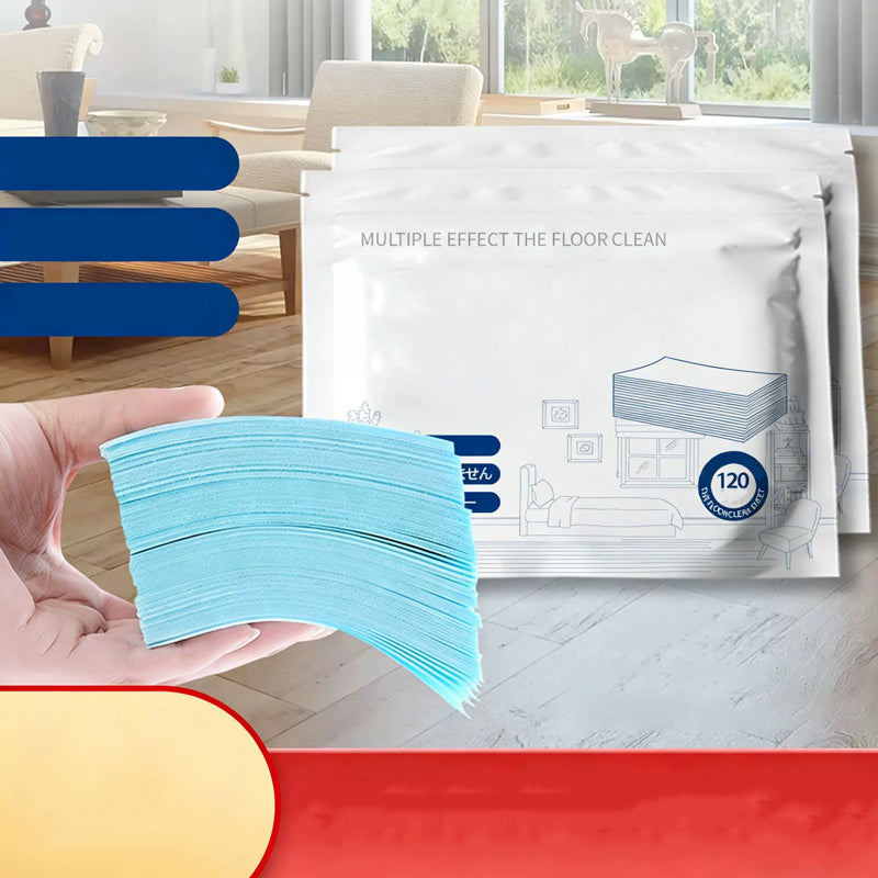 Lingettes nettoyantes pour sols solubles dans l'eau