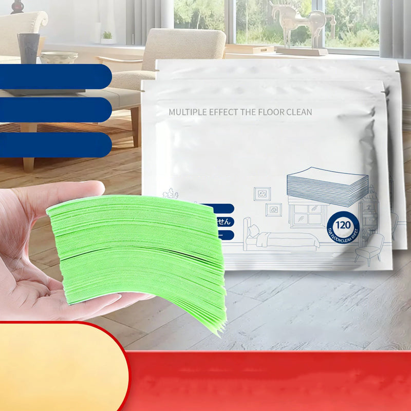 Lingettes nettoyantes pour sols solubles dans l'eau