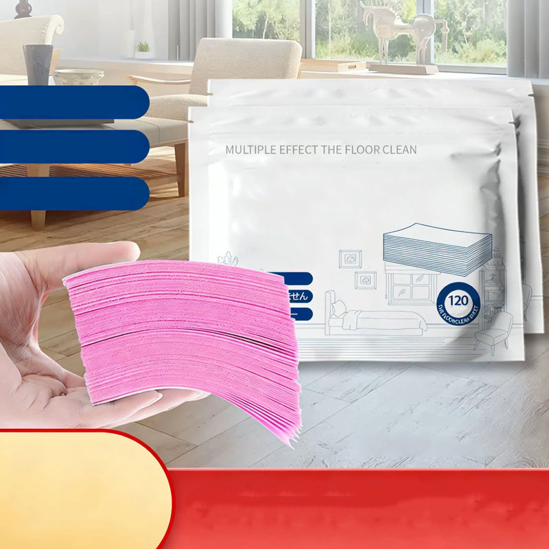 Lingettes nettoyantes pour sols solubles dans l'eau