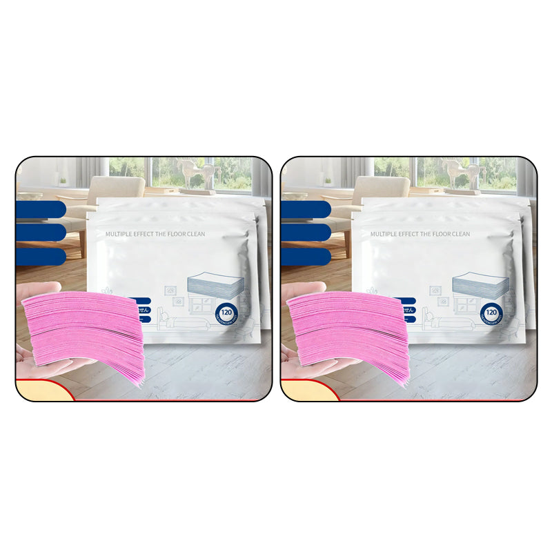 Lingettes nettoyantes pour sols solubles dans l'eau