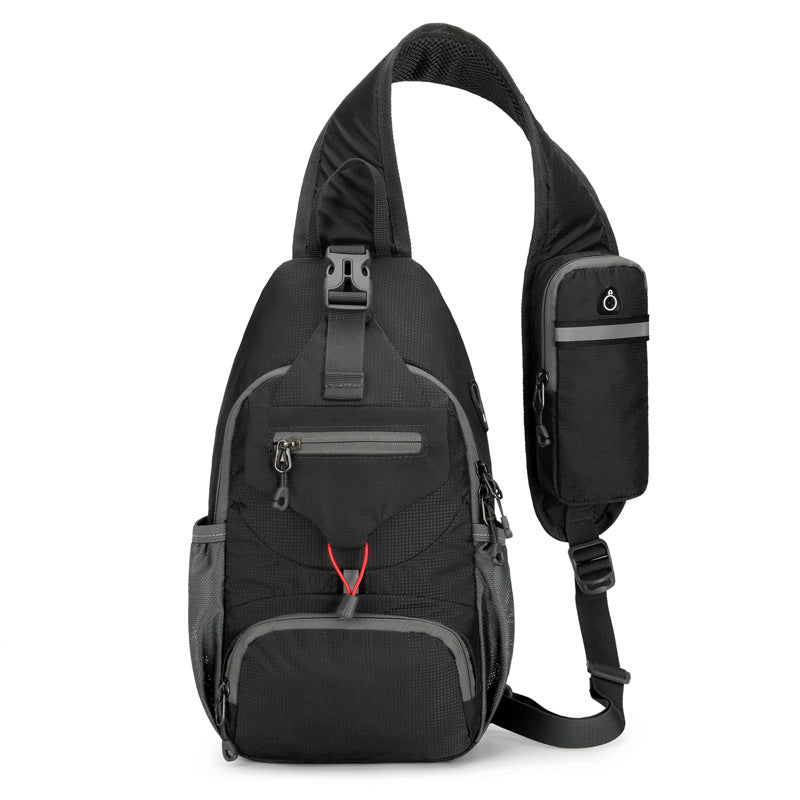 🎒⚡ PROMO FLASH 50% ! Sac Bandoulière Homme Sport Outdoor – Tissu Oxford Durable, Dos Respirant, Multi-Poches Organisation, Imperméable aux Éclaboussures 🌦️