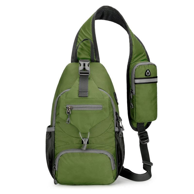 🎒⚡ PROMO FLASH 50% ! Sac Bandoulière Homme Sport Outdoor – Tissu Oxford Durable, Dos Respirant, Multi-Poches Organisation, Imperméable aux Éclaboussures 🌦️
