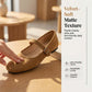 🥿🌿✨ PROMO -50% ! Ballerines Confortables en PU Aspect Daim avec Bride – Nouveau Style 2026, Souples & Élégantes (6 Couleurs, 36-43)