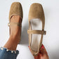 🥿🌿✨ PROMO -50% ! Ballerines Confortables en PU Aspect Daim avec Bride – Nouveau Style 2026, Souples & Élégantes (6 Couleurs, 36-43)