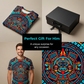 💥T-shirt à manches courtes pour homme, style tribal vintage✈️