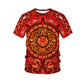 💥T-shirt à manches courtes pour homme, style tribal vintage✈️