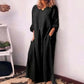 💥50 % DE RÉDUCTION !🔥Robe longue ample décontractée en coton et lin pour femme✈️