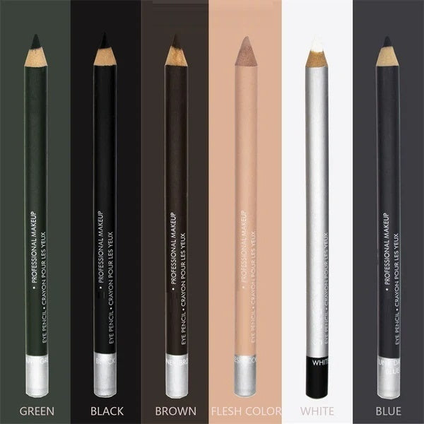 💗🎁 PROMO FLASH 50% ! Ensemble 3 Crayons Eyeliner Waterproof Longue Tenue – Mine Douce, Design Bois Écologique, 6 Coloris Disponibles, Idéal Débutants & Pros ✨