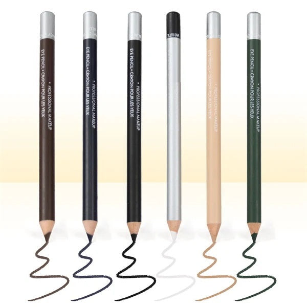 💗🎁 PROMO FLASH 50% ! Ensemble 3 Crayons Eyeliner Waterproof Longue Tenue – Mine Douce, Design Bois Écologique, 6 Coloris Disponibles, Idéal Débutants & Pros ✨