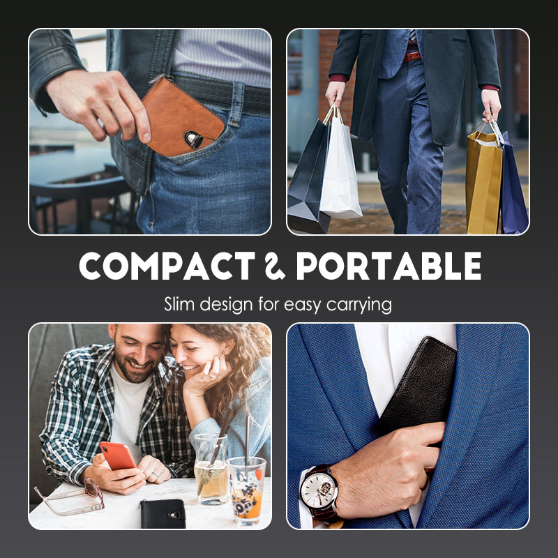 🔥Men's Vintage Compact Zipper Wallet