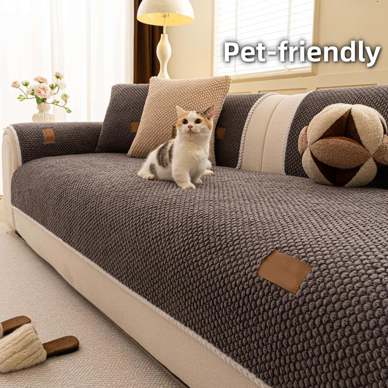 🛋️🐾🛡️ OFFRE LIMITÉE 50% DE RÉDUCTION! Housse de Canapé Épaisse, Antidérapante et Lavable – Reste en Place, Protège des Animaux, Déversements & Taches, Douce et Durable – Offrez un Nouveau Look Frais à Votre Canapé 🧼✨