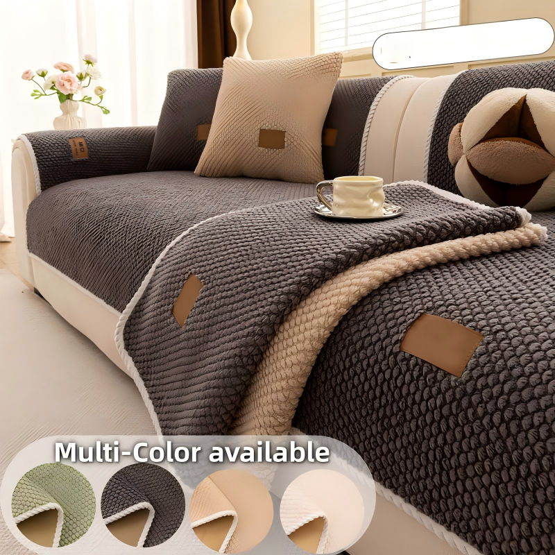 🛋️🐾🛡️ OFFRE LIMITÉE 50% DE RÉDUCTION! Housse de Canapé Épaisse, Antidérapante et Lavable – Reste en Place, Protège des Animaux, Déversements & Taches, Douce et Durable – Offrez un Nouveau Look Frais à Votre Canapé 🧼✨
