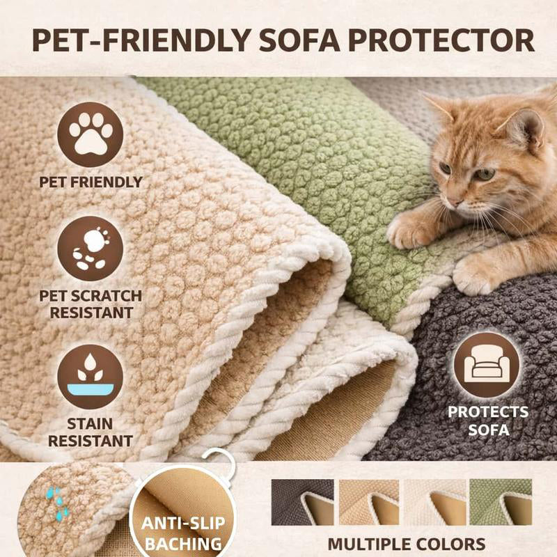🛋️🐾🛡️ OFFRE LIMITÉE 50% DE RÉDUCTION! Housse de Canapé Épaisse, Antidérapante et Lavable – Reste en Place, Protège des Animaux, Déversements & Taches, Douce et Durable – Offrez un Nouveau Look Frais à Votre Canapé 🧼✨