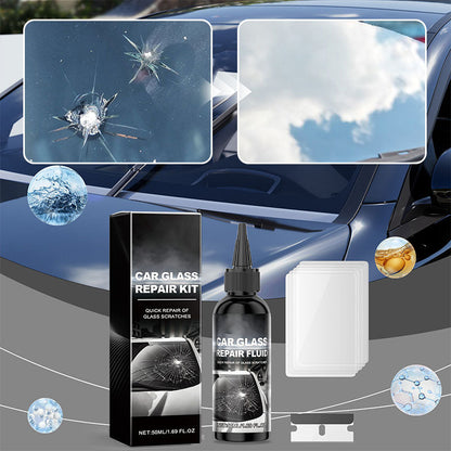 💫Achetez-en 1 et obtenez-en 1 gratuitement💫Kit de réparation rapide pour bris de glace automobile