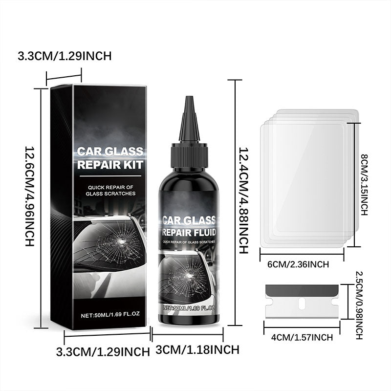 💫Achetez-en 1 et obtenez-en 1 gratuitement💫Kit de réparation rapide pour bris de glace automobile
