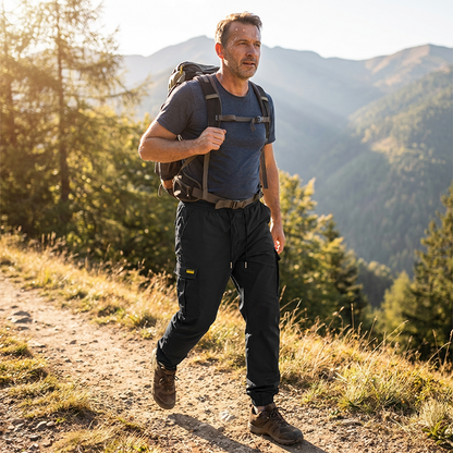 👖 PROMO LIMITÉE 50% DE RÉDUCTION ! ✨ Pantalon Cargo Jogger – Polyester, Taille Réglable, Poches ✨