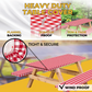 Housse imperméable pour table de pique-nique de 1,80 m - Lot de 3 pièces