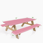 Housse imperméable pour table de pique-nique de 1,80 m - Lot de 3 pièces