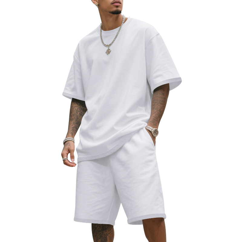 📢📢50 % DE RÉDUCTION !!!⏰Ensemble décontracté pour homme composé d'un t-shirt et d'un short