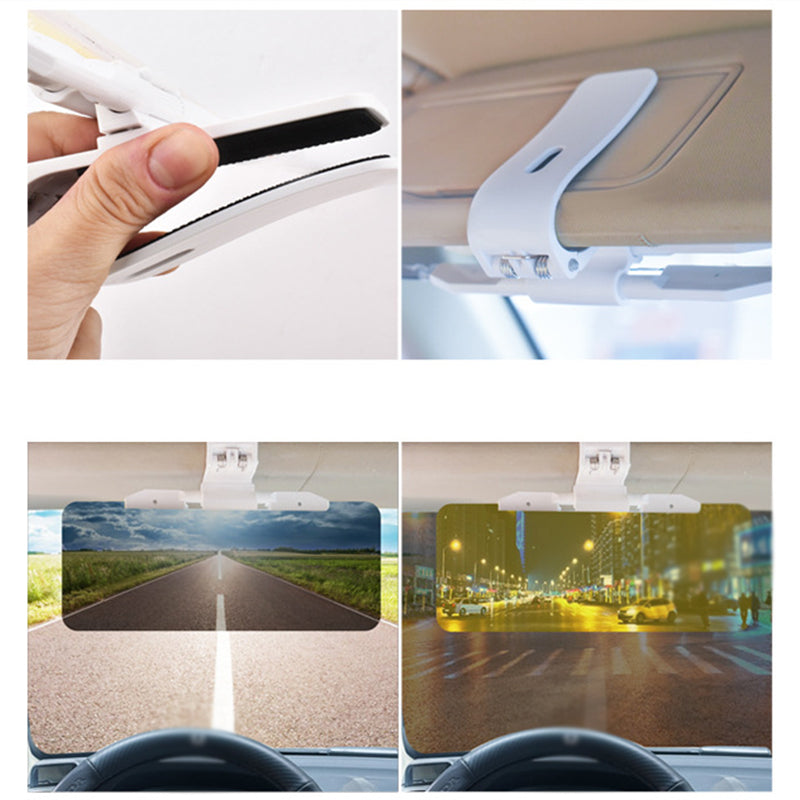 Pare-soleil universel HD anti-éblouissement pour voiture, pour le jour et la nuit