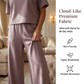 🌿💘 PROMO FLASH 50% ! Ensemble Décontracté Femme 2 Pièces – Tissu Premium Doux, Pantalon Large Confy, Silhouette Fluide, Parfait pour la Maison & le Quotidien 🏡