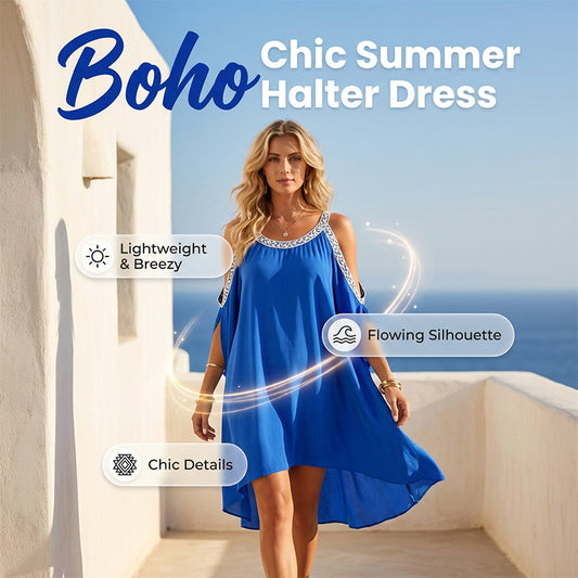 🔥Offre à durée limitée – Robe d'été à épaules dénudées pour femme