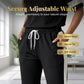 Ensemble femme confortable – haut et pantalon à taille élastique avec cordon