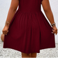 👗 50% DE RÉDUCTION ✨ Robe femme col V à volants – Élégante, cintrée & polyvalente – Parfaite pour le bureau, les brunchs ou les rendez-vous romantiques – chic et féminine 🌸