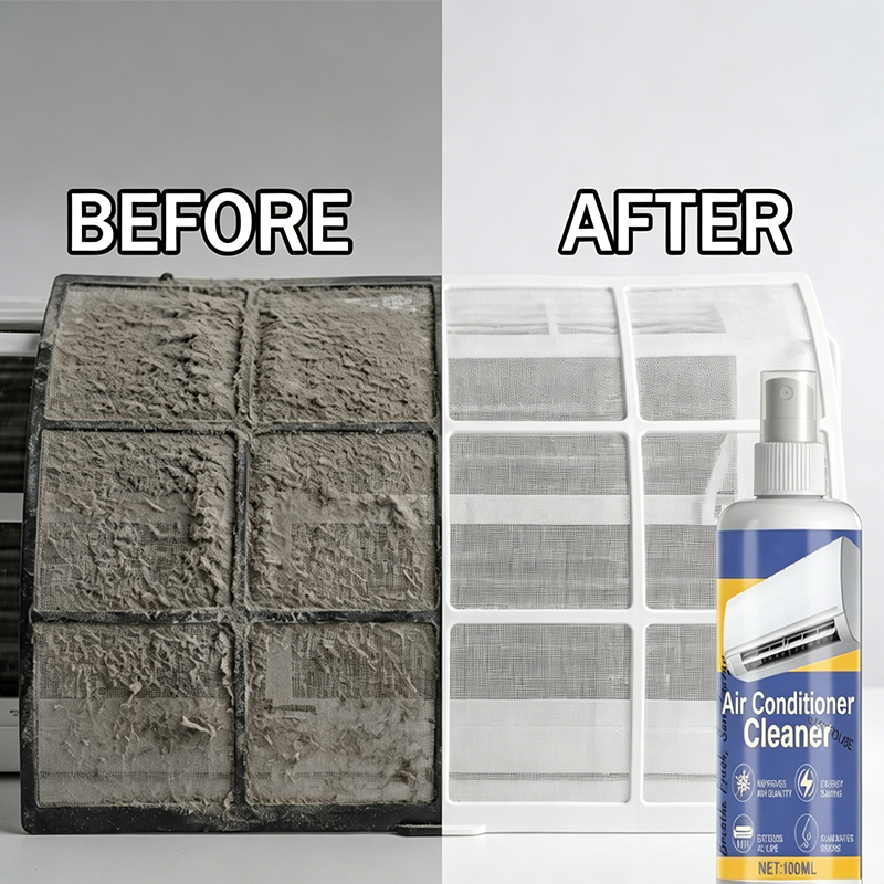 🔥50 % DE RÉDUCTION ! 💰Spray nettoyant pour climatiseur sans rinçage❄️🧼Il suffit de vaporiser, d'attendre et de rincer — C'est aussi simple que ça 🙌