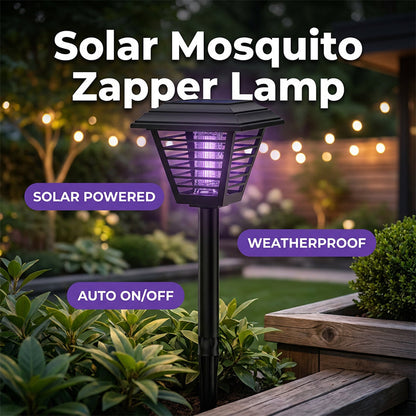 ⏳🔥 50 % DE RÉDUCTION POUR UNE DURÉE LIMITÉE ! 🦟 Appareil anti-moustiques et lampe de jardin à énergie solaire – Des nuits d'été sans insectes ✨