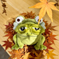 💙Masque de sommeil 3D « Grenouille rigolote » en tissu doux