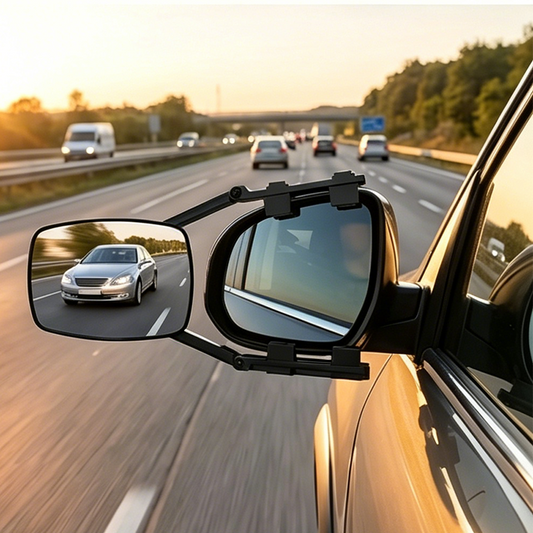 🔥 OFFRE LIMITÉE : 50 % DE RÉDUCTION ! 🚛 Une meilleure visibilité, une conduite plus sûre – Rétroviseur télescopique réglable pour remorque 👀