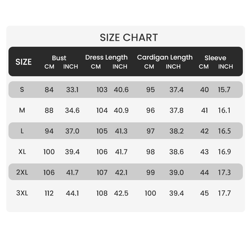 🏆Dernier jour avec 50 % de réduction🔥Élégant ensemble 2 pièces composé d'une robe en mousseline et d'un cardigan pour femme