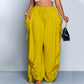 👖💨 PROMO FLASH 50% ! Pantalon Lanterne Femme – Coupe Large, Taille Élastique à Cordon, Jambes Amples, Léger & Confortable, Idéal Été & Quotidien ✨