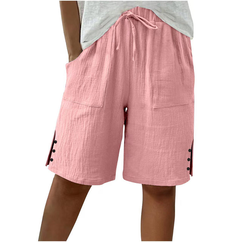 👖 Short d'été avec boutons sur le côté – Stylé, aéré & confortable pour les jours chauds !