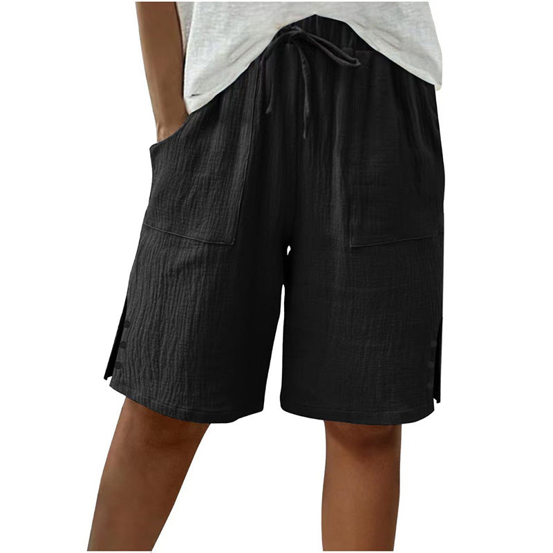 👖 Short d'été avec boutons sur le côté – Stylé, aéré & confortable pour les jours chauds !