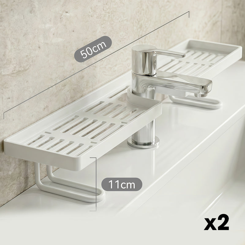 💖 VENTE CHAUDE -49 % 💖 Porte-éponge et égouttoir sans perçage pour évier de cuisine