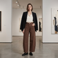 👖🌸 Pantalon taille haute à jambes larges – Coupe fluide et élégante, silhouette allongée, l’indispensable pour un look effortless au quotidien ☀️🌿
