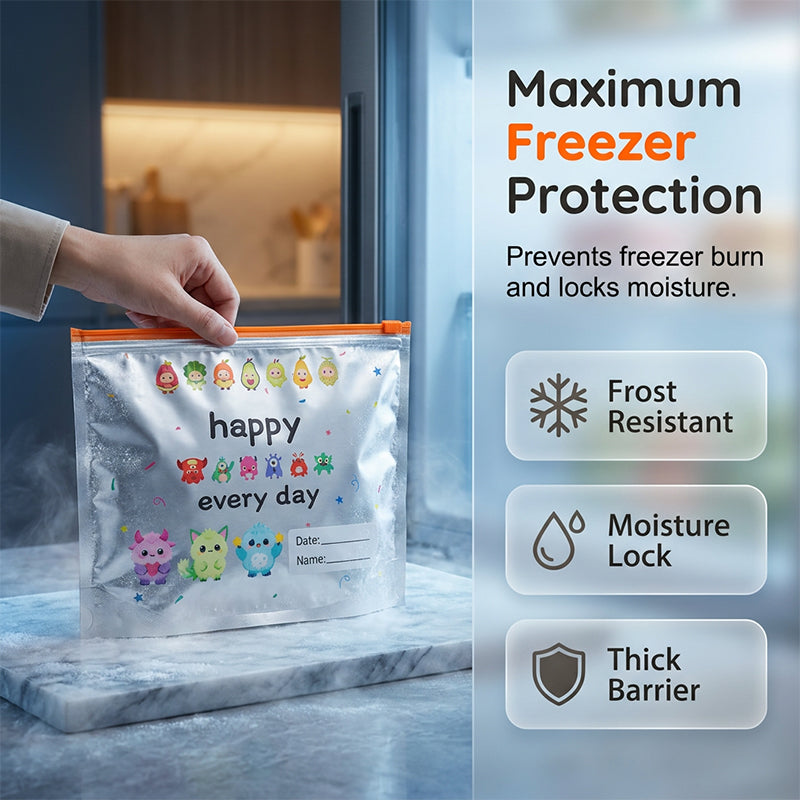 ✨Achetez 2 recevez 1 gratuit 💥Sacs de rangement réutilisables en aluminium refermables (10 pièces)