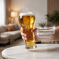 🍺✨ PROMO FLASH 50% ! Grand Verre à Bière 500ml – Relief Artistique Vintage, Fond Renforcé, Forme Ergomique, Idéal Bières Pression & Cocktails, Cadeau 🎁